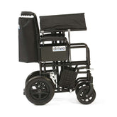 Drive DeVilbiss Bariatric Steel Transport Chair - black 22" - 200kg